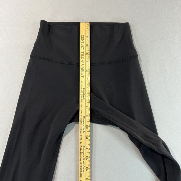 Lululemon Black High Rise Leggings Size 4 | Full‎ Length Yoga Pants Athleisure - Picture 5 of 7